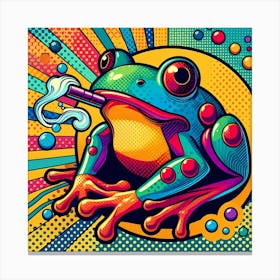 Pop Frog 2 Canvas Print