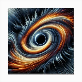 Black Hole 11 Canvas Print