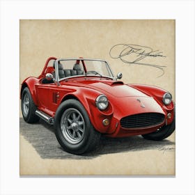 Shelby Cobra Canvas Print