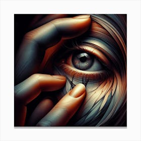 Eye Of A Woman 2 Canvas Print