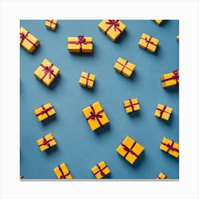 Gift Boxes Stock Videos & Royalty-Free Footage Canvas Print