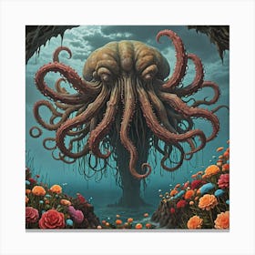 Octopus 1 Canvas Print