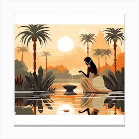 Egyptian Woman 11 Canvas Print