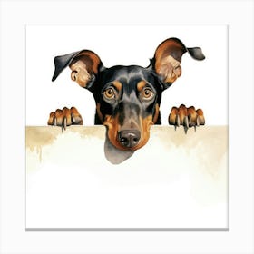 Doberman Pinscher 8 Canvas Print