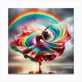 creater of rainbows Canvas Print