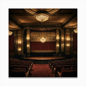 Theatre Interior 4 Canvas Print