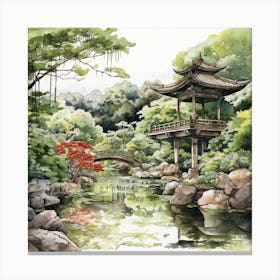 Japanese Gardens 2 Canvas Print