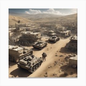 Iraq war 3 Canvas Print