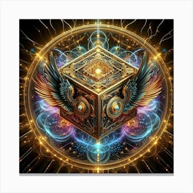 Cube Of Light 11 Canvas Print