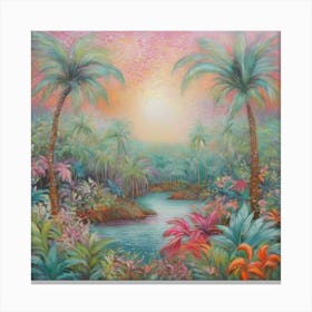 Tropical landscape 8 Canvas Print