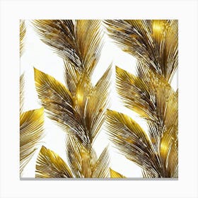 Golden Leaves Canvas Print