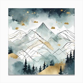 Mountains In The Sky 1 Canvas Print