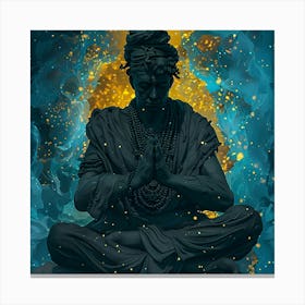 Buddha In Meditation Canvas Print