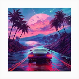 80s Art Canvas Print