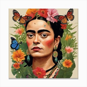 Frida Kahlo 71 Canvas Print