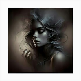 Dark Beauty Canvas Print