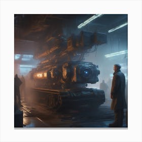 Futuristic City 11 Canvas Print