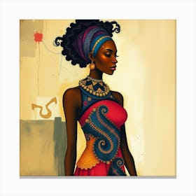 African Woman 3 Canvas Print