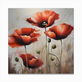 Poppies 4 Canvas Print