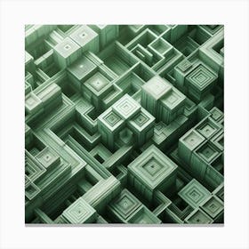 Cubes Canvas Print