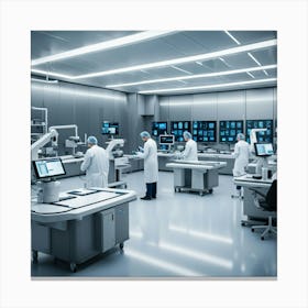 Medical Laboratory Canvas Print