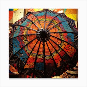 Colorful Umbrella 2 Canvas Print