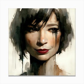 Watercolor Woman Canvas Print