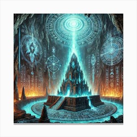 The Abyssal Prophecy Converted Canvas Print