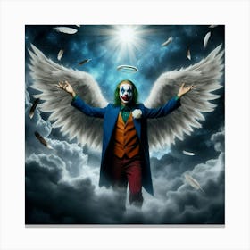 Joker Angel Canvas Print