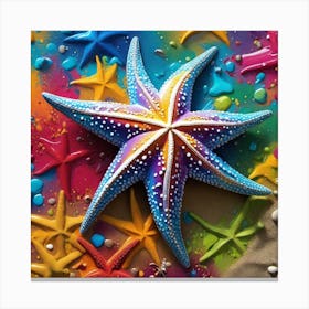 Starfish Painting 1 Canvas Print
