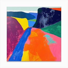 Abstract Travel Collection Gabon 3 Canvas Print