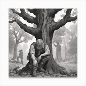 Contemplating  Canvas Print