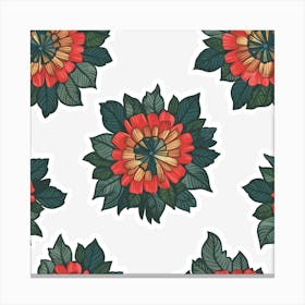 Geraniums Canvas Print