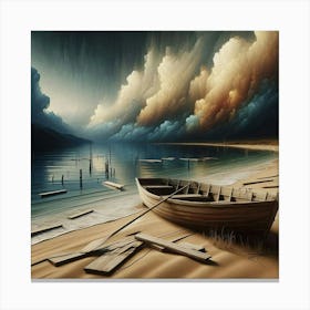 Stormy Sea 1 Canvas Print