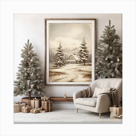 Winter Scene Canvas Print