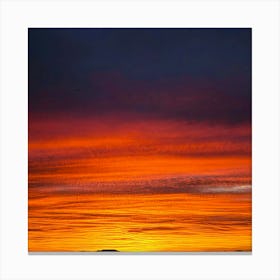 Firefly Fiery Dusk Sky Bold And Warm Tones Emphasizing Reds And Yellows At Dusk Canvas Print