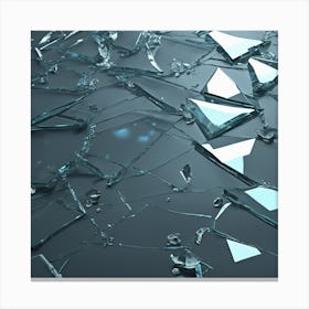 Broken Glass 16 Canvas Print