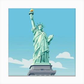 A Statue Of Liberty In New York Vector Design Il 1719923113 2 Canvas Print