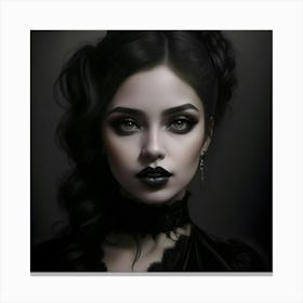 Latina Noir Canvas Print