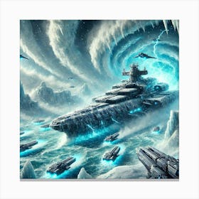 Blizzard Storm Canvas Print