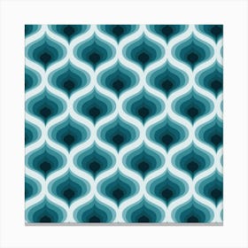 Modern Retro Pattern 27 Canvas Print