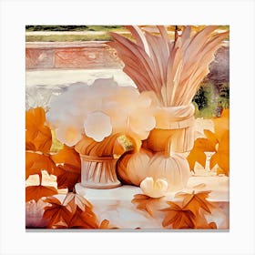 Ethereal Autumn Still Life Canvas Print