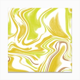Yellow Marble Canvas Print