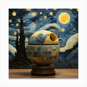 Star Wars Death Star space Canvas Print