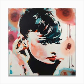 Audrey Hepburn 22 Canvas Print