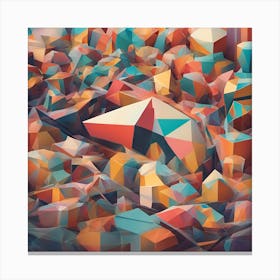 Polygons Canvas Print