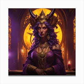 Elven Queen Canvas Print