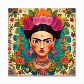 Frida Kahlo 41 Canvas Print