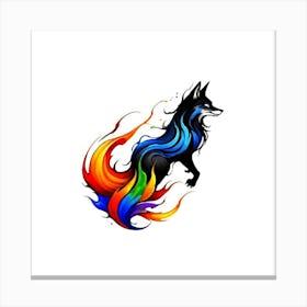 Fire Fox Canvas Print