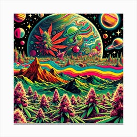 Bud Planet Canvas Print